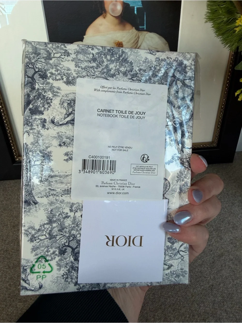 Dior Beauty Toile Notebook